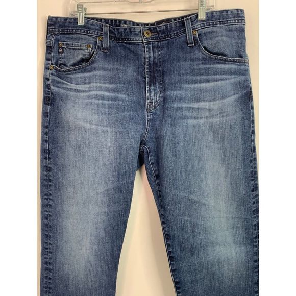 Mens Adirano Goldschmied AG Everett Slim Straight Jeans 38 x 30 EUC 6419 - Picture 3 of 16